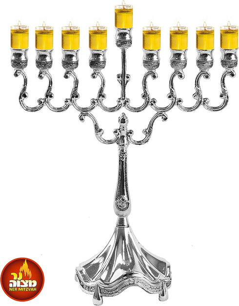 Ner Mitzvah Round Floating Wicks - Large Cotton Wicks with Cork Disc Holders for Oil Cups, 200 Count