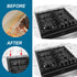 15.7" - 30" Stove Gap Filler, Slide-in Range Rear Filler Kit, Stainless Steel Backsplash for Stove, Range Gap Filler,