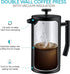 Belwares French Press Coffee Maker 50 OZ - Large Insulated Stainless Steel 304 Coffee Press with Double Wall