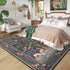 5x7 Rugcomf Area Rugs Vibrant Tree of Life-Patterned Vintage Washable Area Rug Non Slip Low Pile Large Rugs for Living
