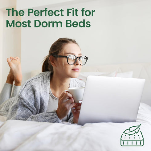 18" SafeRest Waterproof Mattress Protector Full Size Absorbent Breathable Soft Fitted Bed Cover with Deep Stretchable