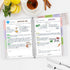 Blank Recipe Book to Write Your Own Recipes - 8.5" x 11" Hardcover with Dividers