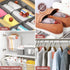 Cedar Blocks for Clothes Storage, 56 Pcs with Metal Hooks, Rings, Balls, and Scented Sachets for Closets and Drawers