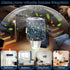 Wall Fragrance Plug with Night Light, Compatible with Bath & Body Works WallFlower, Black Rhinestone