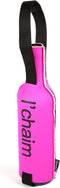 Creative Home Neoprene Single Wine Carrier, Champagne Bottle Protective Travel Gift Bag, 5-1/8" W x 11-3/4" H, Pink