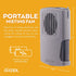 O2COOL Deluxe Multi-Pack Misting Neck Travel Fan, Battery Powered, 2pk (Gray)