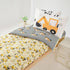 Dearller Bedding Twin for Boys Construction Truck Vehicle Car Comforter Boys Twin Bedding All in one Zipper Kids