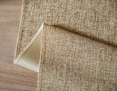 48 Inches 13x48 Inches, ZeeMart Beige Table Runners Long, Burlap Linen Style Rustic Farmhouse Table Runner, Small Short