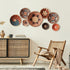 2 Pcs Large Wall Mounted Plate Stands for Display, 7.87 x 7.87 Inches Decorative Metal Holder Stand