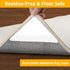 12 PCS Rug Tape - Double Sided Adhesive Gripper for Hardwood Floors, Reusable Anti-Slip Rug Grips