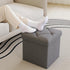 SAMRELAX 15 Inches Ottoman with Storage, Folding Storage Ottoman Bench Set, Storage Chest