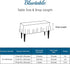 Disposable Blue Plastic Tablecloth (12 Pack) - Ultra Heavy Duty Rectangle (54” x 108”) for 6 or 8 Foot Tables