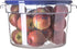 Carlisle FoodService Products Storplus Round Food Storage Container, 12 Quart, Clear, Stackable Design