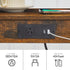 2-Tier BF91UBZ01 HOOBRO Small Side Table with Charging Station, End Table with USB Ports and Outlet, Nightstand