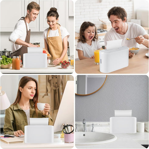 Countertop, Paper Towel Dispenser Multifold Hand Towel Dispenser for Bedroom, Bathroom, Kitchen, Toilet