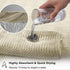 8 Set-2 Sheets,2 Towels,4 Washcloths-600GSM Oliven Pcs Tan Oversized Bath Towel Extra Large Bath Hand Soft Highly
