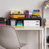 1-Tier Countertop Closet IRIS USA Multi-Purpose PC Monitor Organizer Stand, Stackable Ergonomic Desktop and Riser
