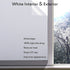 Blackout Window Films: 100% Light Blocking Window Cover for Bedroom, Opaque Static Cling Privacy Film, 78.7"x17.7"