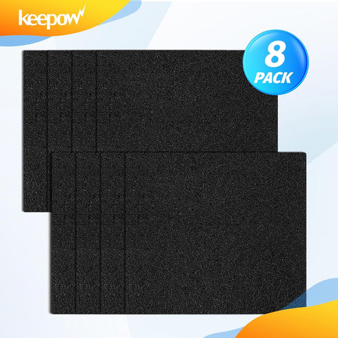 KEEPOW CF-1 Hepa Filter Replacement, 8 Pack, Compatible with Kenmore Sears Progressive CF-1, Panasonic Models