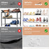 34" Closet 16 3 Widening Design Shoe Rack for Pairs Small Spaces Non-Woven Tier Shoe Organizer Stackable Metal Shoe