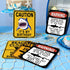 WERNNSAI Shark Zone Party Decorations, 6 PCS 8'' Funny Wall Decor Signs for Boys Kids Birthday Ocean Theme Party