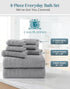 Set 8 2 4 2 Casa Platino Premium Cotton Bath Towel Pcs - Super Soft, Durable & Highly Absorbent - Bath, Washcloths