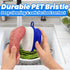2-Pack PHYEX Vegetable Brush, Non-Slip Grip Veggie Scrubber for Cleaning Food, Fruits, Potatoes