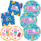 Ice Cream Plates and napkins Party Decorations Ice Cream Van and Popsicle