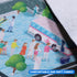 70x80CM Houkiper Kids Carpet Playmat Rug, Felt Cloth Fire-Themed Game Playmat, Foldable Non Slip Kids Rug for Playroom