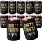 Dirty Thirty Crew Can Coolers, Set of 12 for 30th Birthday Decorations for Him and Her