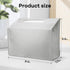 QUISBE (Silver-2 Pack) Disposable Hand Towel Box Cover Compatible with Kleenex Disposable Paper Hand Towels, Leather