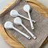 Vintage Ceramic Ramen Soup Spoons, 4 PCS Asian Tablespoon for Rice Noodles, Dessert, and Gravy - Mushroom (6.6 Inch)