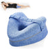BEAUTRIP Leg Pillow, Ergonomic Memory Foam Knee Pillow with Strap for Side Sleepers, Washable Cover