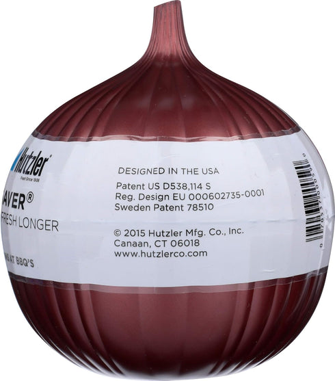 Hutzler Red Onion Saver Storage Container, Keeps Cut Onions Fresh Longer