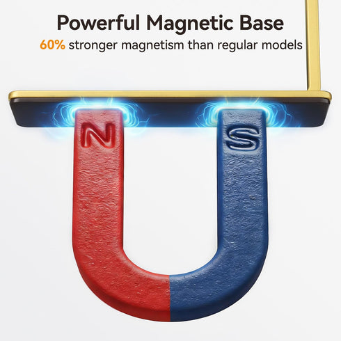 Heavy-Duty Magnetic Paper Towel Holder Fits Jumbo Rolls, Gold, Suitable for Kitchens, RVs, Washing Machines, BBQ Carts