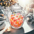 140-Ounce (7.5"(D) 10.5"(H)), Amazing Abby - Sugar Sugar - Plastic Candy Jar with Lid, Large Cookie Jar x Apothecary