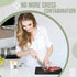 50 Count 10 Inch 13.5 Inch Crown Display Disposable Cutting Boards for Kitchen Black Cutting Board X Flexible Cutting