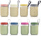 18 OZ 8 Pack Overnight Oats Jars with Airtight Lids and Jar