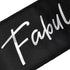 BLUE PANDA - 40th Birthday Sash and Tiara for Women, Forty and Fabulous Party Decorations (Black Satin)