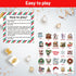 24 ceiba tree Christmas Bingo Game Cards for Adults Kids Family Large Group Players Winter Holiday Bingo Party Favors