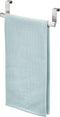 iDesign Axis Curved Over-the-Cabinet Kitchen Bar Holder for Dish and Hand Towels, Brushed Stainless Steel