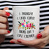YouNique Designs I Thought I Liked Coffee Turns Out I Like Creamer Mug, 11 Ounces, Funny Coffee Mug