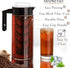 Mixpresso Cold Brew Maker For Iced Coffee and Iced Tea, Cold Coffee Maker Glass Pitcher, Tea Infuser For Loose Leaf Tea, 44oz Large Ice Tea Brewer with Easy to Clean Reusable Mesh Filter. by Mixpresso