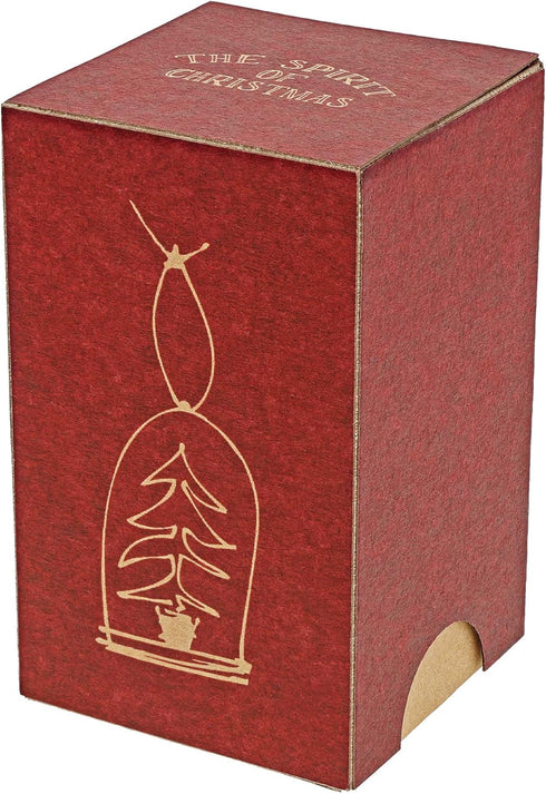 Department 56 Kloche The Spirit of Christmas - Dear Santa Dome Glass Hanging Ornament, 2.5 Inch, Multicolor