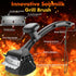 Sommilk BBQ Grill Brush Bristle Free - Grill Cleaner Brush with Replaceable Heads for Cast Iron/Stainless Steel