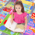 4x6 HOMORE Kids Educational Rug, Kids Collection Area Rug for Learning Alphabet, Numbers, Colors, Season and Animal