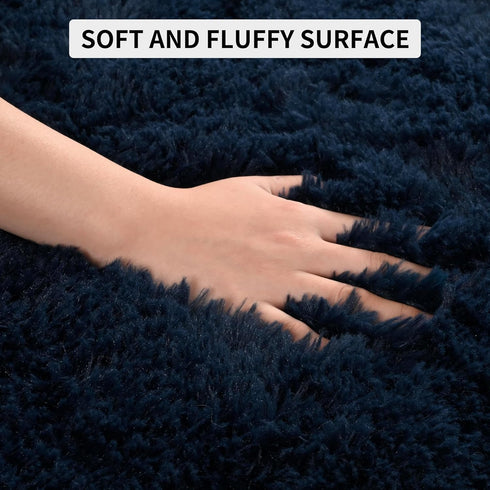 5x8 Tepook Soft Fluffy Rugs for Living Room, Shaggy Area Rug for Bedroom, Modern Shag Rug Fuzzy Carpets for Kids, Plush