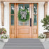 Black and White Striped Outdoor Rug, 27.5"x43", Hand Woven Cotton Washable Doormat