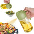 16oz Oil Dispenser Bottle, 2 in 1 Olive Oil Dispenser and Sprayer for Kitchen, Cooking, Salad, Barbecue Green