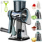 KalraMay Cheese Grater,Rotary Cheese Grater with Handle, Multifunctional Rotary Cheese Shredder Effortlessly Grates